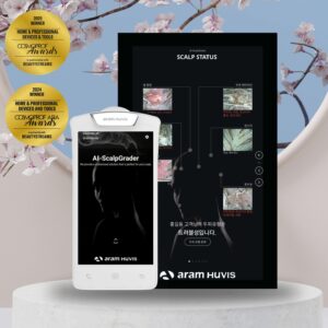 Aram Huvis's AISG AI scalp Grader device